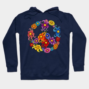 Flower Power Sign Hoodie